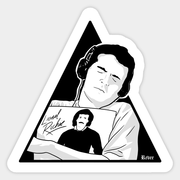 Chandler Bing Sticker by RevArt